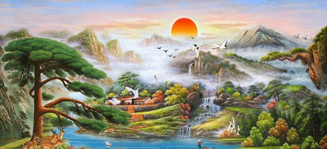 Người mệnh nào nên treo tranh Nhật xuất thiên sơn trong nhà để thu hút may mắn và thúc đẩy sự nghiệp - Ảnh 2. Người mệnh nào nên treo tranh Nhật xuất thiên sơn trong nhà để thu hút may mắn và thúc đẩy sự nghiệp - Ảnh 2.