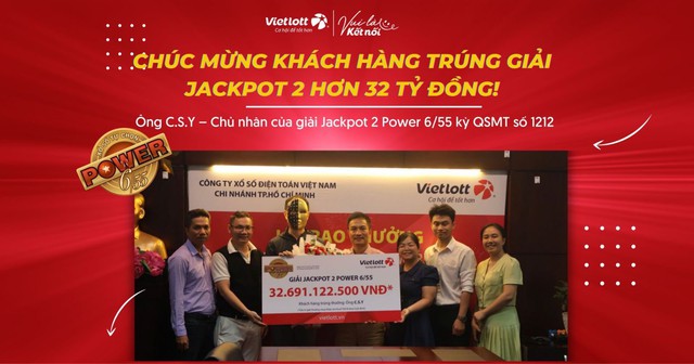 Vietlott thông báo có một khách hàng người nước ngoài trúng Jackpot hơn 32 tỷ đồng- Ảnh 3.