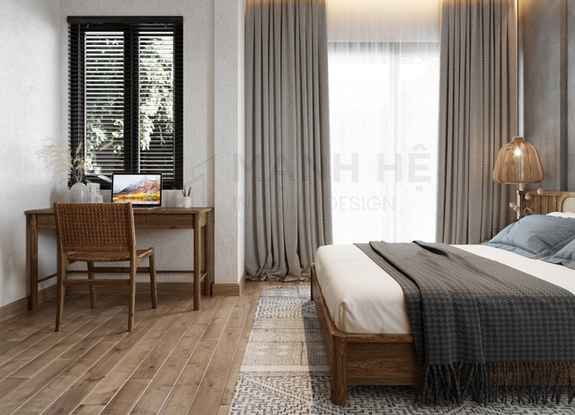 Cách thiết kế góc làm việc trong phòng ngủ tối ưu hóa không gian, giúp cải thiện giấc ngủ- Ảnh 4. Cách thiết kế góc làm việc trong phòng ngủ tối ưu hóa không gian, giúp cải thiện giấc ngủ- Ảnh 4.