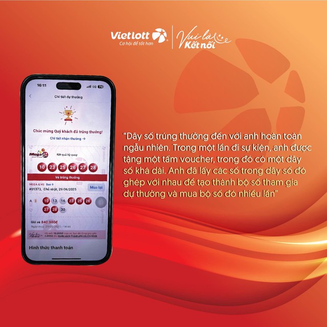 Người đàn ông trúng gần 130 tỷ đồng Vietlott chia sẻ cách chọn bộ số giúp cuộc đời bước sang trang mới - Ảnh 4. Người đàn ông trúng gần 130 tỷ đồng Vietlott chia sẻ cách chọn bộ số giúp cuộc đời bước sang trang mới - Ảnh 4.