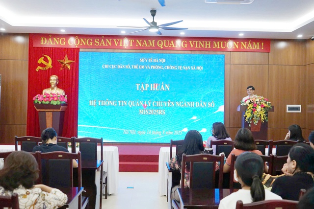 Hà Nội tổ chức tập huấn Hệ thông tin quản lý chuyên ngành Dân số MIS2025RS, phục vụ triển khai mô hình chính quyền địa phương 2 cấp - Ảnh 1.