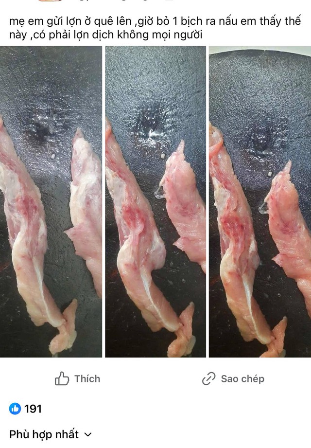 Miếng thịt lợn tưởng bất thường nhưng cánh chị em lại chú ý chi tiết đáng sợ khác- Ảnh 1.