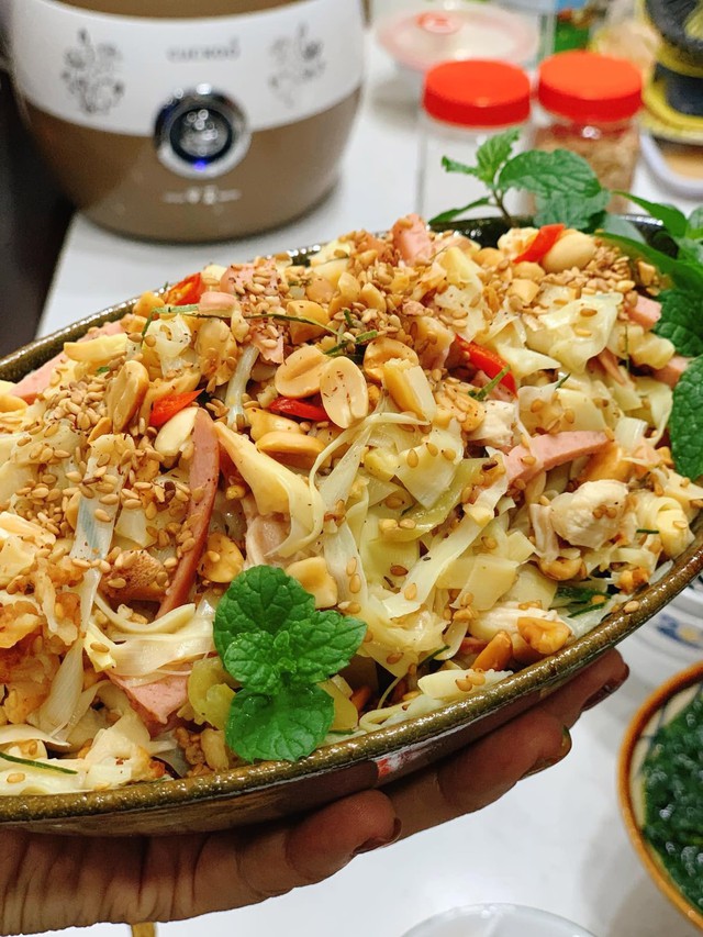 Cách làm nộm măng ngon của cha tôi - món ăn của ký ức về người cha trong gian bếp- Ảnh 2.
