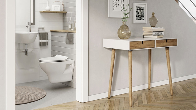 Nguy hại khó lường khi thiết kế toilet dưới chân cầu thang - Ảnh 2.