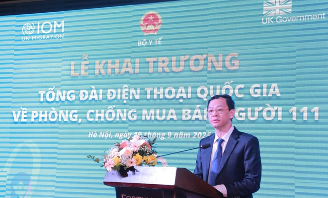 Khai trương Tổng đài điện thoại quốc gia về phòng, chống mua bán người 111 - Ảnh 2.