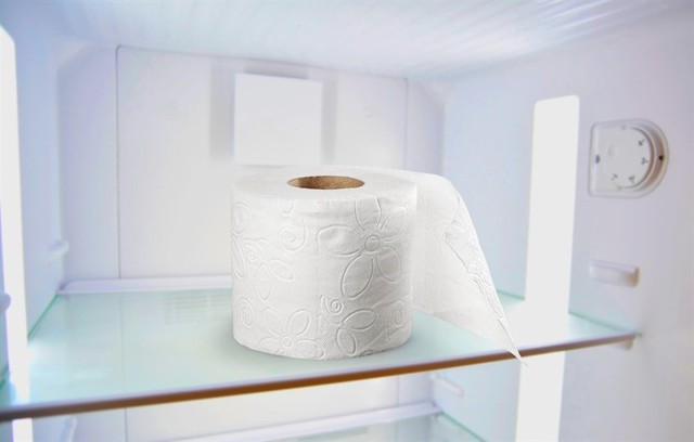 Tác dụng bất ngờ từ cuộn giấy vệ sinh cho vào tủ lạnh giúp bạn tiết kiệm điện - Ảnh 1.