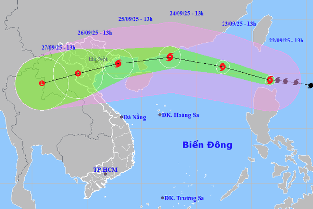 Khi nào siêu bão Ragasa có thể đổ bộ đất liền Việt Nam? - Ảnh 2. Khi nào siêu bão Ragasa có thể đổ bộ đất liền Việt Nam? - Ảnh 2.