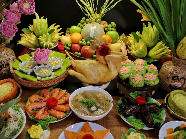 Mâm lễ cúng Rằm tháng 7 đẹp mắt và ý nghĩa cho gia đình bạn - Ảnh 7. Mâm lễ cúng Rằm tháng 7 đẹp mắt và ý nghĩa cho gia đình bạn - Ảnh 7.