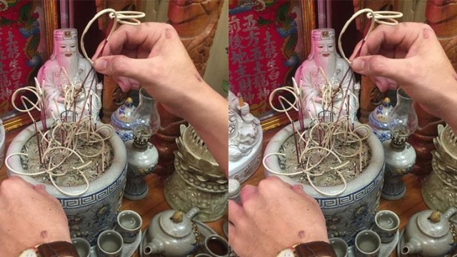 C&oacute; n&ecirc;n tỉa ch&acirc;n nhang b&agrave;n thờ Thần t&agrave;i? - Ảnh 1.