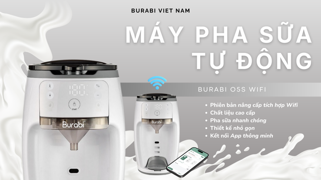 M&aacute;y pha sữa Burabi &ndash; Bước tiến lớn trong c&ocirc;ng nghệ chăm s&oacute;c trẻ nhỏ - Ảnh 1.