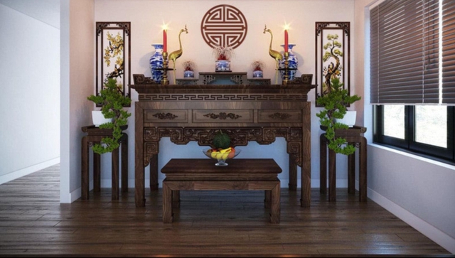 Ng&agrave;y giờ đẹp để thay ban thờ dịp cuối năm v&agrave; k&iacute;ch thước b&agrave;n thờ chuẩn phong thủy - Ảnh 2.