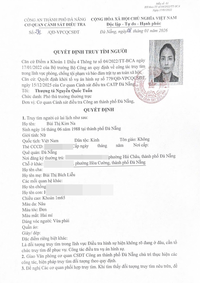 Truy t&igrave;m người phụ nữ 38 tuổi li&ecirc;n quan đường d&acirc;y kinh doanh đa cấp quy m&ocirc; 2.000 tỷ đồng - Ảnh 1.