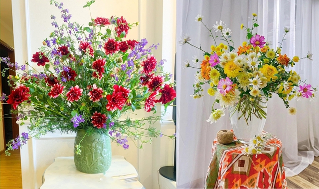 C&aacute;ch cắm hoa ng&agrave;y Tết đẹp, đơn giản mang lại may mắn cho gia chủ - Ảnh 1.