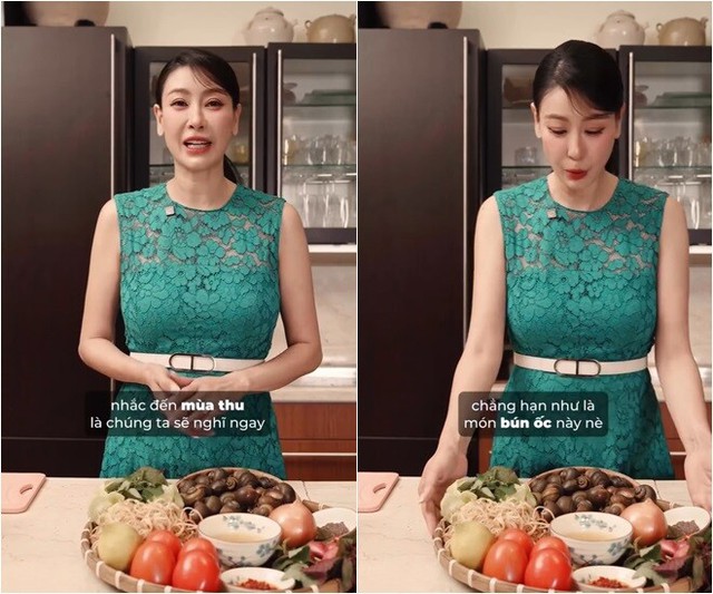 H&agrave; Kiều Anh v&agrave;o bếp nấu b&uacute;n ốc H&agrave; Nội đậm đ&agrave; hương vị truyền thống - Ảnh 1.