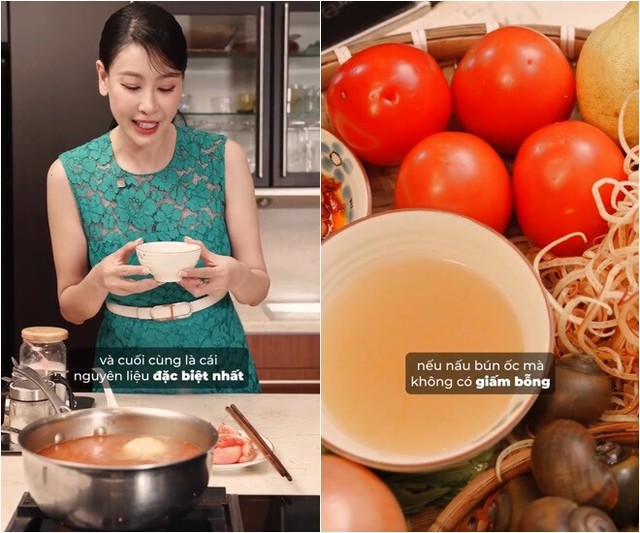H&agrave; Kiều Anh v&agrave;o bếp nấu b&uacute;n ốc H&agrave; Nội đậm đ&agrave; hương vị truyền thống - Ảnh 6.
