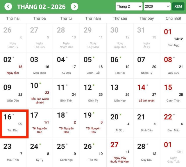 V&igrave; sao đến Tết Nguy&ecirc;n đ&aacute;n Qu&yacute; Sửu 2033 ng&agrave;y 30 th&aacute;ng Chạp mới xuất hiện trở lại? - Ảnh 1.