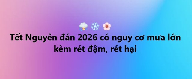 Thời tiết Tết Nguy&ecirc;n đ&aacute;n B&iacute;nh Ngọ: R&eacute;t đậm , r&eacute;t hại c&oacute; xảy ra kh&ocirc;ng? - Ảnh 1.