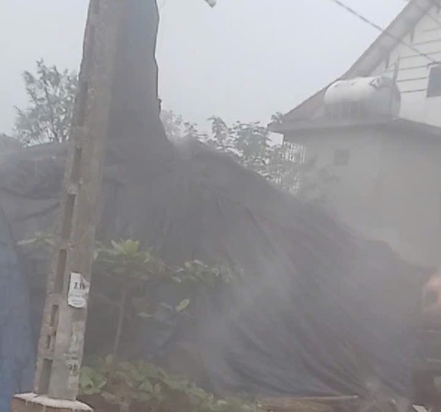 Ph&uacute; Thọ: L&ograve; đốt than g&acirc;y &ocirc; nhiễm m&ocirc;i trường giữa khu d&acirc;n cư Hợp L&yacute; - Ảnh 1.