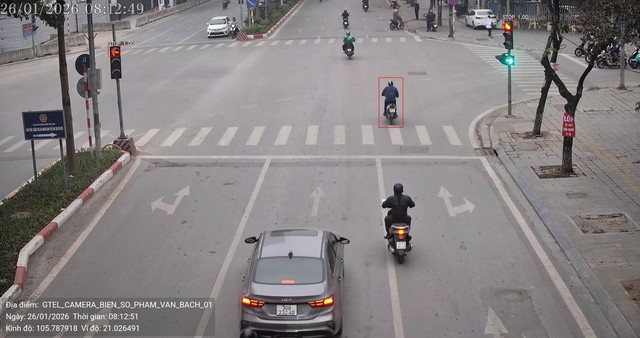 H&agrave; Nội: 58 trường hợp vượt đ&egrave;n đỏ v&agrave; h&agrave;ng chục trường hợp vi phạm bị Camera AI ghi h&igrave;nh ng&agrave;y 27/1 - Ảnh 1.