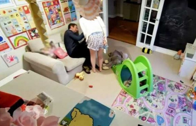 Vợ g&agrave;o kh&oacute;c k&ecirc;u cứu bị bạo h&agrave;nh nhưng camera lại phơi b&agrave;y sự thật g&acirc;y chấn động - Ảnh 1.