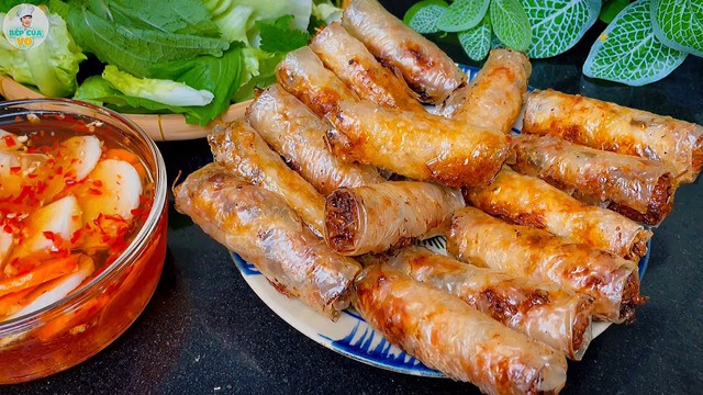 C&aacute;ch l&agrave;m nem r&aacute;n d&ograve;n, thơm ngon trong m&acirc;m cỗ Tết - Ảnh 5.