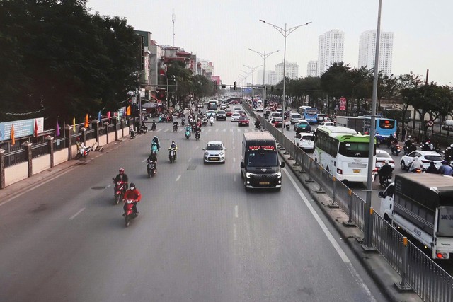Tình hình giao thông Hà Nội Sau Tết Dương lịch 2026: Thoáng đãng , không ùn tắc - Ảnh 6. Tình hình giao thông Hà Nội Sau Tết Dương lịch 2026: Thoáng đãng , không ùn tắc - Ảnh 6.