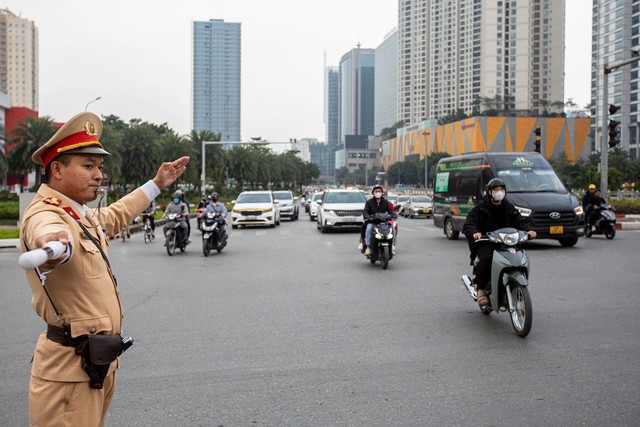 Tình hình giao thông Hà Nội Sau Tết Dương lịch 2026: Thoáng đãng , không ùn tắc - Ảnh 1. Tình hình giao thông Hà Nội Sau Tết Dương lịch 2026: Thoáng đãng , không ùn tắc - Ảnh 1.