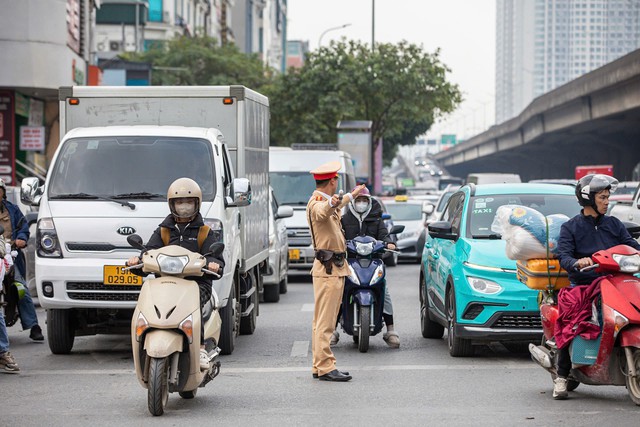 Tình hình giao thông Hà Nội Sau Tết Dương lịch 2026: Thoáng đãng , không ùn tắc - Ảnh 5. Tình hình giao thông Hà Nội Sau Tết Dương lịch 2026: Thoáng đãng , không ùn tắc - Ảnh 5.