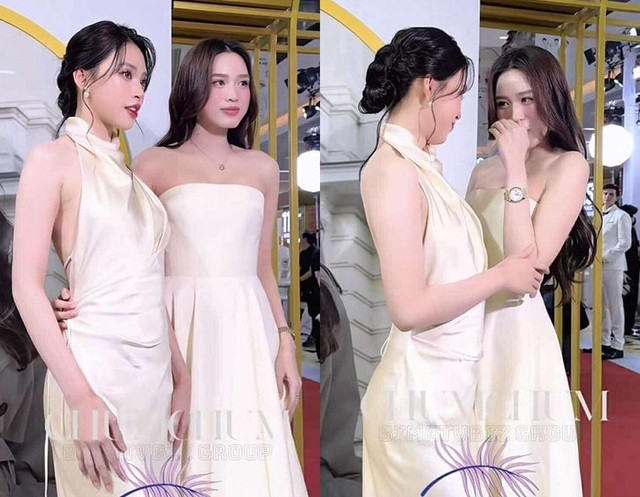 Trần Tiểu Vy và Đỗ Thị Hà đọ sắc tại sự kiện gây bão mạng xã hội - Ảnh 2. Trần Tiểu Vy và Đỗ Thị Hà đọ sắc tại sự kiện gây bão mạng xã hội - Ảnh 2.