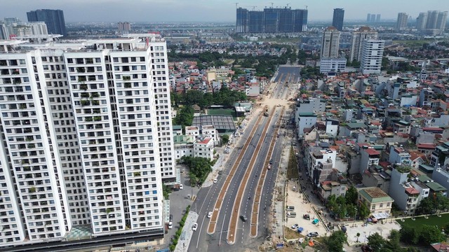 Cận cảnh tuyến Vành đai 2.5 thông xe kỹ thuật, mở luồng di chuyển qua khu đô thị 'nhà giàu' - Ảnh 1.