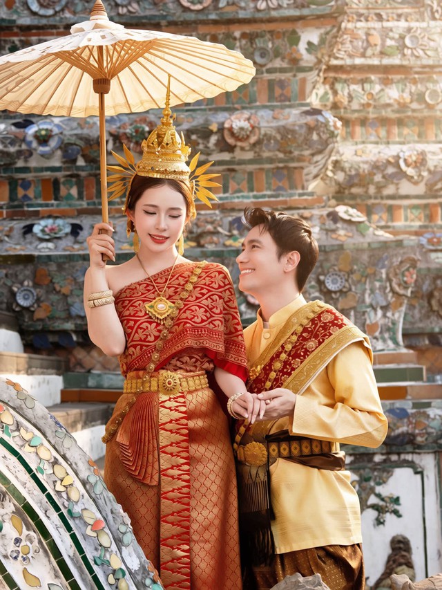 Khoảnh khắc t&igrave;nh tứ của Việt Anh - Quỳnh Nga ở Th&aacute;i Lan - Ảnh 3.