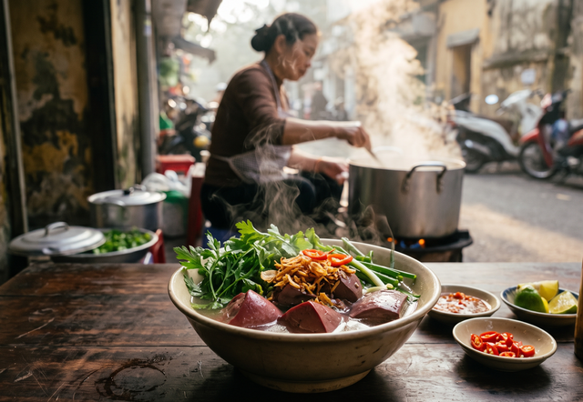 Ăn tiết lợn có bổ máu không? Điều cần biết nếu thường xuyên mệt mỏi, chóng mặt - Ảnh 1.