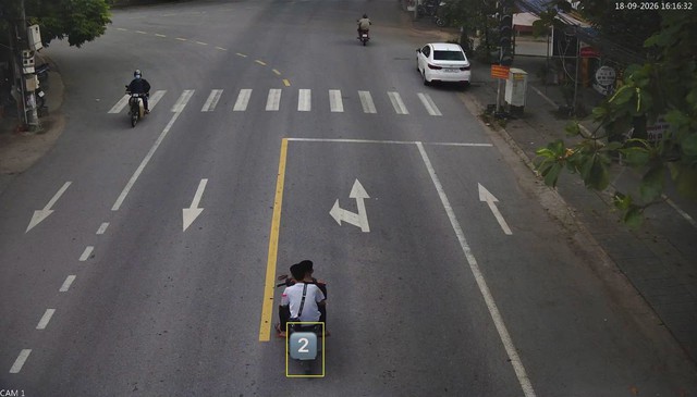 Bắc Ninh: Một người đ&agrave;n &ocirc;ng bị camera AI bắt lỗi 'qu&ecirc;n' đội mũ 10 lần  - Ảnh 2.