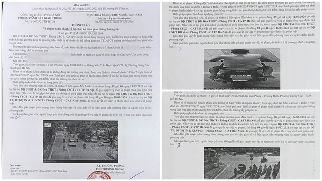 H&agrave; Nội: Camera AI ph&aacute;t hiện 18.512 trường hợp vi phạm giao th&ocirc;ng trong th&aacute;ng 9, c&oacute; trường hợp vi phạm đến 9 lần - Ảnh 2.