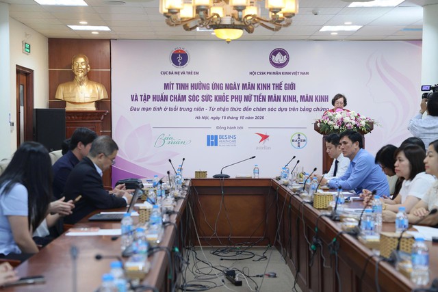 Hưởng ứng Ng&agrave;y M&atilde;n kinh Thế giới 2026: Kh&ocirc;ng để phụ nữ trung ni&ecirc;n &acirc;m thầm chịu đựng đau mạn t&iacute;nh - Ảnh 2.