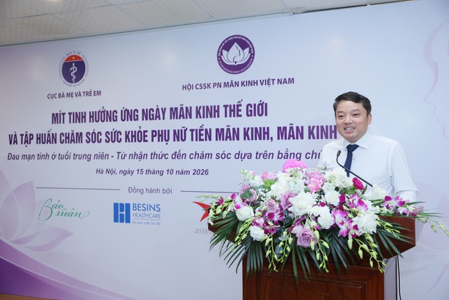 Hưởng ứng Ng&agrave;y M&atilde;n kinh Thế giới 2026: Kh&ocirc;ng để phụ nữ trung ni&ecirc;n &acirc;m thầm chịu đựng đau mạn t&iacute;nh - Ảnh 3.