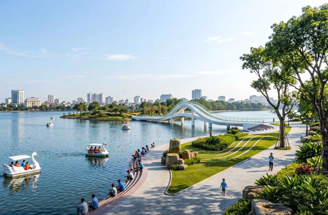 C&ocirc;ng vi&ecirc;n Thủ Lệ sắp dỡ r&agrave;o: Kh&ocirc;ng gian mở v&agrave; vườn th&uacute; Eco - Zoo mới - Ảnh 2.