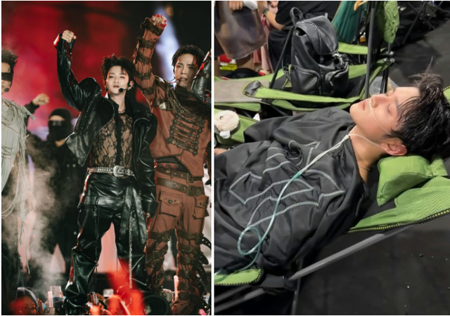 Ca sĩ ngất xỉu, thở oxy sau concert có 33 anh tài - Ảnh 1.