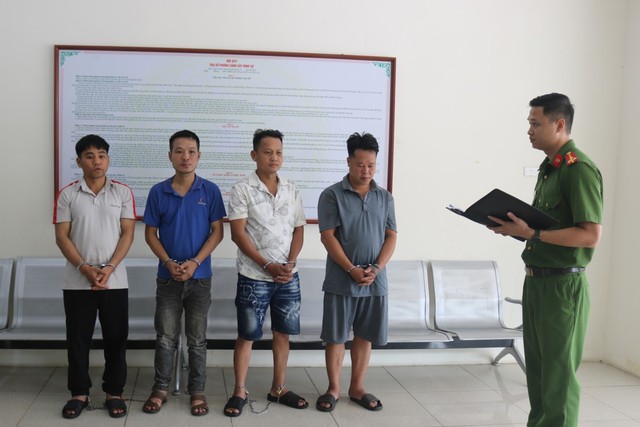 C&ocirc;ng an Th&aacute;i Nguy&ecirc;n triệt ph&aacute; nh&oacute;m bắt c&oacute;c , cưỡng đoạt 1 , 8 tỷ đồng trong 24 giờ - Ảnh 1.