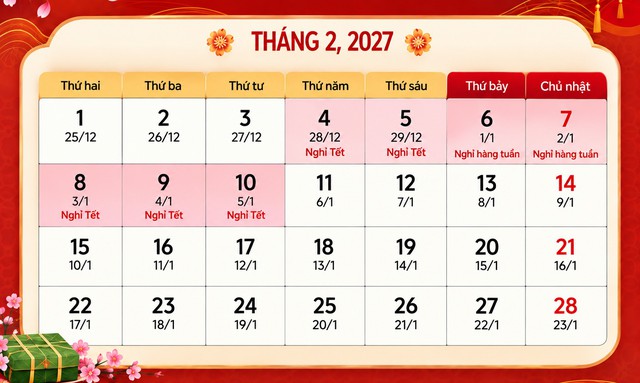 Tin s&aacute;ng 3/10: Kh&ocirc;ng kh&iacute; lạnh tr&agrave;n về, miền Bắc chuyển lạnh; Chốt lịch nghỉ Tết Nguy&ecirc;n đ&aacute;n năm 2027 - Ảnh 3.