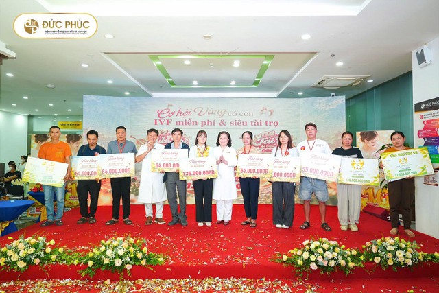 Ng&agrave;y hội gia đ&igrave;nh Đức Ph&uacute;c lan tỏa y&ecirc;u thương, 10 cơ hội IVF được trao cho gia đ&igrave;nh hiếm muộn - Ảnh 5.