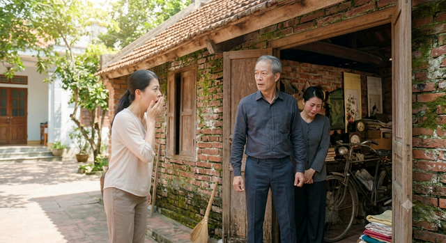 Về nh&agrave; giữa trưa, con d&acirc;u b&agrave;ng ho&agrave;ng ph&aacute;t hiện b&iacute; mật động trời của bố chồng - Ảnh 1.