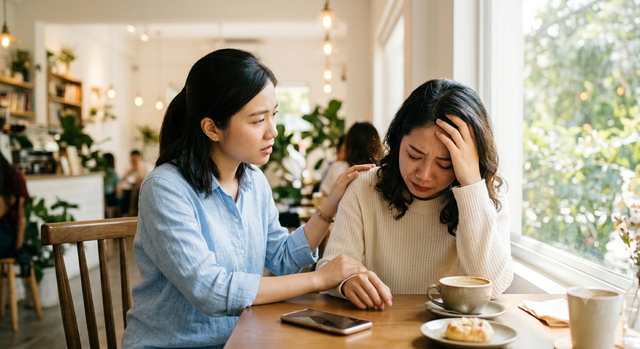 Vừa h&ocirc;m trước cảm ơn t&ocirc;i v&igrave; vạch trần chồng, h&ocirc;m sau bạn th&acirc;n đ&atilde; trở mặt - Ảnh 1.