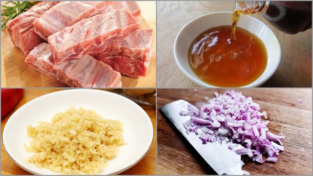 Cuối tuần l&agrave;m sườn non rim mắm tỏi, miếng sườn &oacute;ng v&agrave;ng, đậm vị, hao cơm - Ảnh 1.