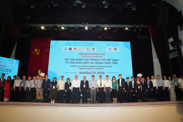 Hơn 300 chuy&ecirc;n gia hiến kế đưa AI v&agrave;o kh&aacute;m chữa bệnh tại Hội nghị AI4Health 2026 - Ảnh 1.