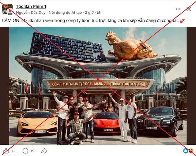 Xử phạt quản trị vi&ecirc;n nh&oacute;m ' TỘC B&Agrave;N PH&Iacute;M 1 ' v&igrave; th&ocirc;ng tin sai sự thật về Trường Con - Ảnh 1.