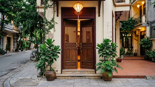 Muốn nh&agrave; cửa b&igrave;nh an, t&agrave;i lộc gh&eacute; thăm, chớ phạm những điều kỵ khi thiết kế cửa ch&iacute;nh - Ảnh 1.