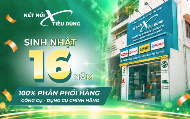 Kết Nối Tiêu Dùng: 16 năm khẳng định uy tín ngành công cụ, dụng cụ - Ảnh 1.
