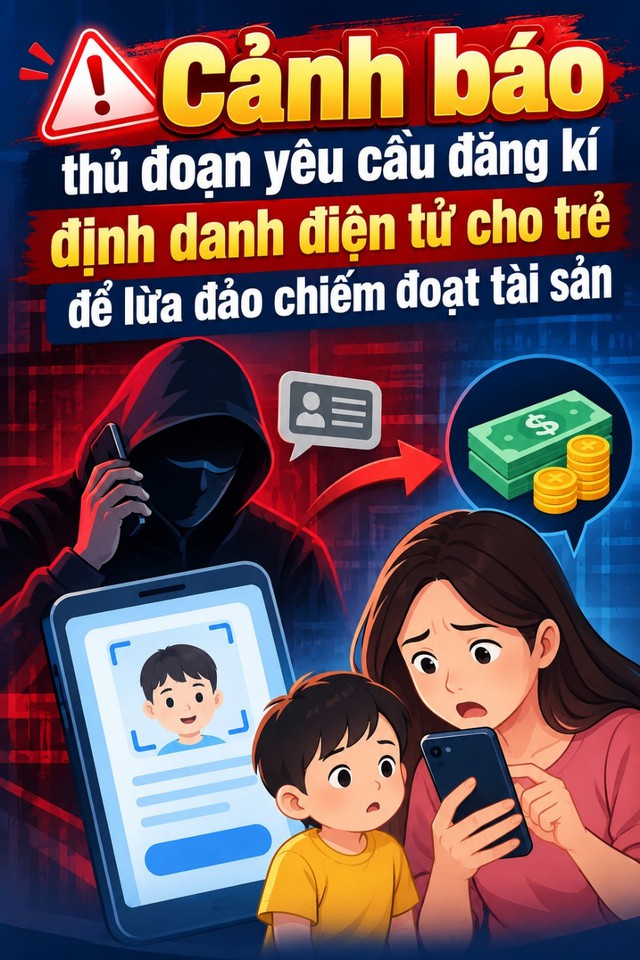 Đăng k&iacute; định danh điện tử cho trẻ: Cha mẹ cần nắm r&otilde; th&ocirc;ng tin n&agrave;y để kh&ocirc;ng bị lừa - Ảnh 1.