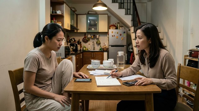 G&oacute;p tiền ăn chung với nh&agrave; chồng v&agrave; b&agrave;i học ranh giới chi ti&ecirc;u - Ảnh 1.